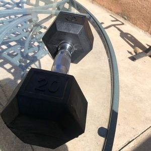 20 lbs pound weight dumbbell brand new single 1